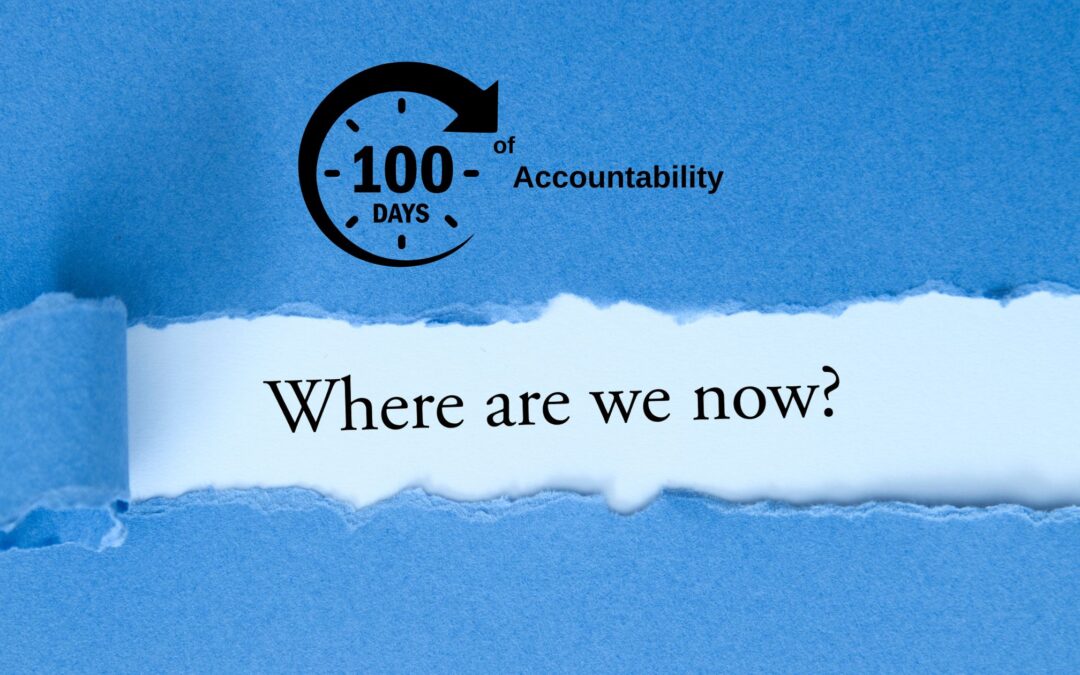 Accountability Check-In: Where Are You Now?